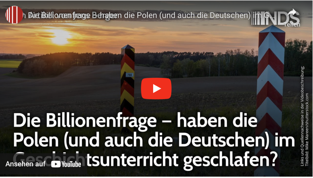 Die Billionenfrage – haben die Polen (und auch die Deutschen) im Geschichtsunterricht geschlafen?