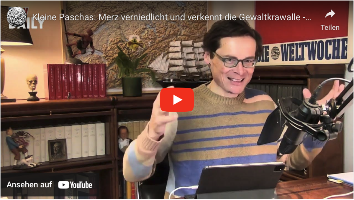 Kleine Paschas: Merz verniedlicht und verkennt die Gewaltkrawalle!