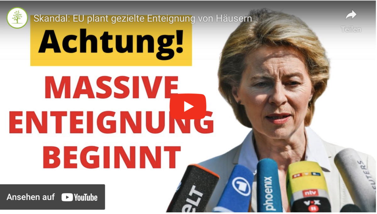 Skandal: EU plant gezielte Enteignung von Häusern!