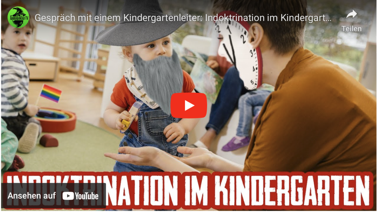 Gespräch mit einem Kindergartenleiter: Indoktrination im Kindergarten und weltoffene Erziehung!