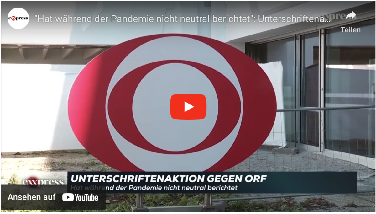 „Hat während der Pandemie nicht neutral berichtet“: Unterschriftenaktion gegen ORF
