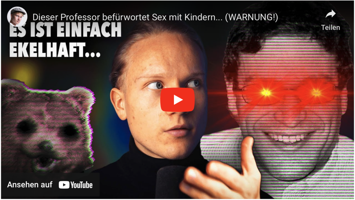 Dieser Professor befürwortet Sex mit Kindern… (WARNUNG!)