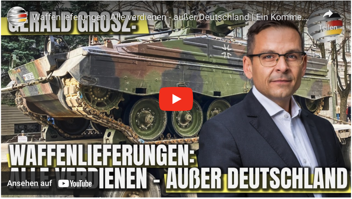 Waffenlieferungen: Alle verdienen – außer Deutschland!