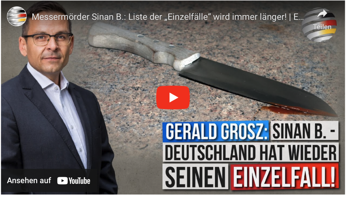 Messermörder Sinan B.: Liste der „Einzelfälle“ wird immer länger!