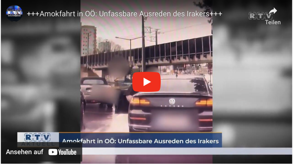 +++Amokfahrt in OÖ: Unfassbare Ausreden des Irakers+++