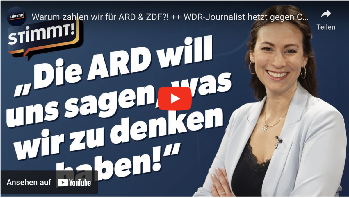 Warum zahlen wir für ARD & ZDF?! ++ WDR-Journalist hetzt gegen CDU ++ Stimmt!