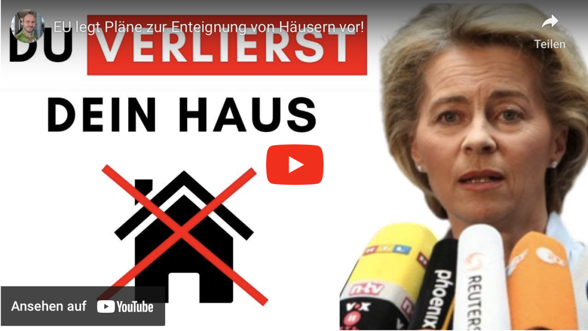 EU legt Pläne zur Enteignung von Häusern vor!