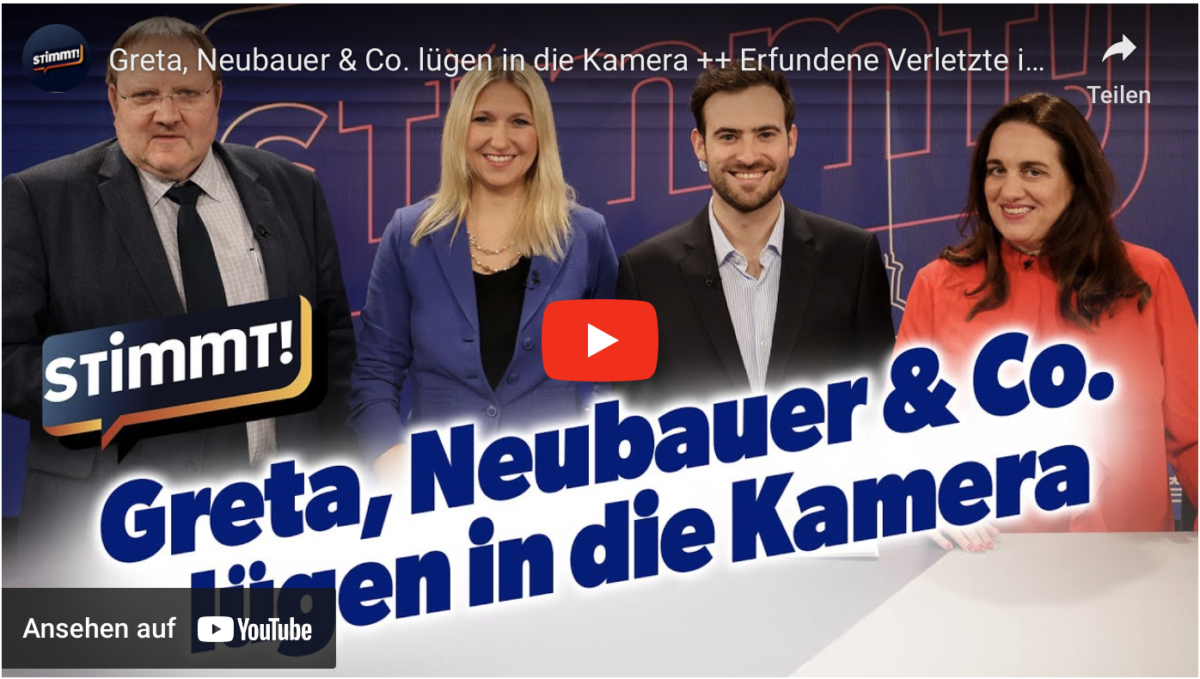 Greta, Neubauer & Co. lügen in die Kamera ++ Erfundene Verletzte in Lützerath