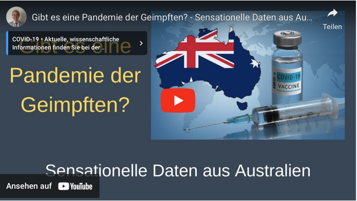 Gibt es eine Pandemie der Geimpften? – Sensationelle Daten aus Australien