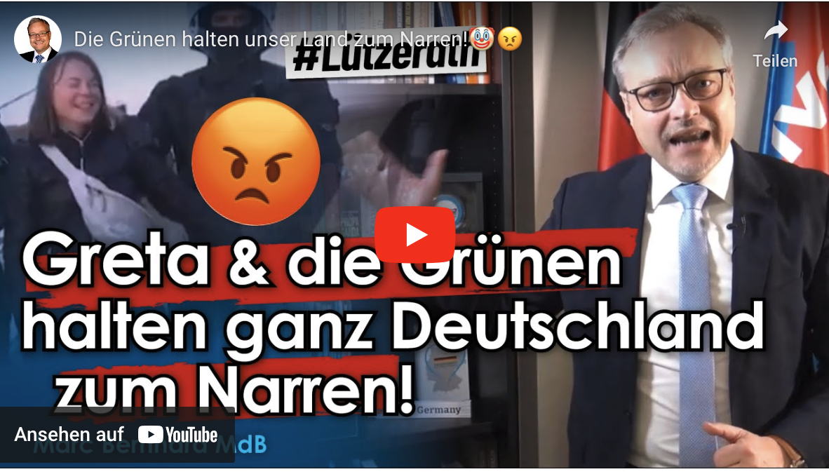 Die Grünen halten unser Land zum Narren!