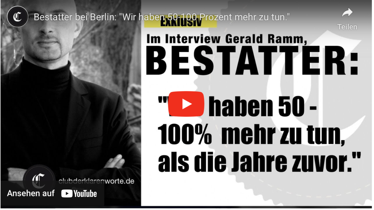Bestatter bei Berlin: „Wir haben 50-100 Prozent mehr zu tun.“