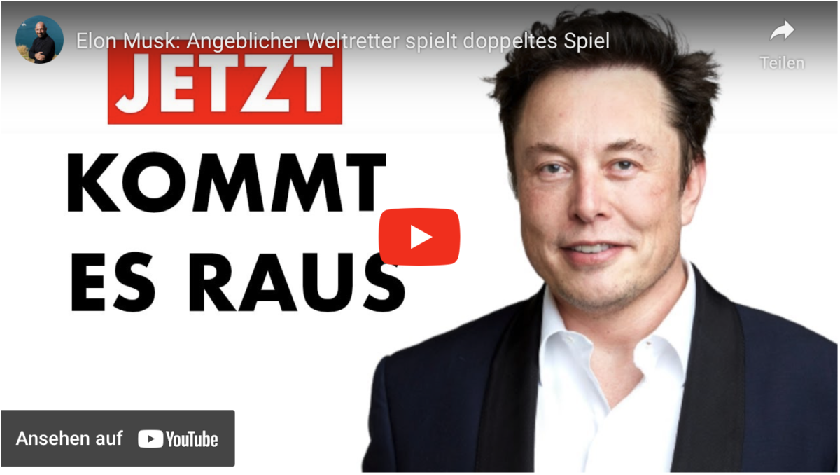 Elon Musk: Angeblicher Weltretter spielt doppeltes Spiel!
