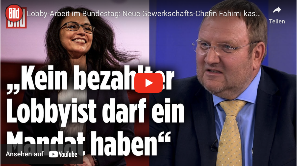 Lobby-Arbeit im Bundestag: Neue Gewerkschafts-Chefin Fahimi kassiert doppelt