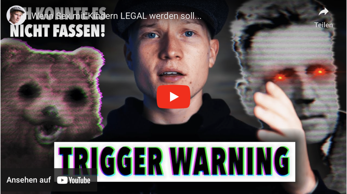 Wenn Sex mit Kindern LEGAL werden soll…!“