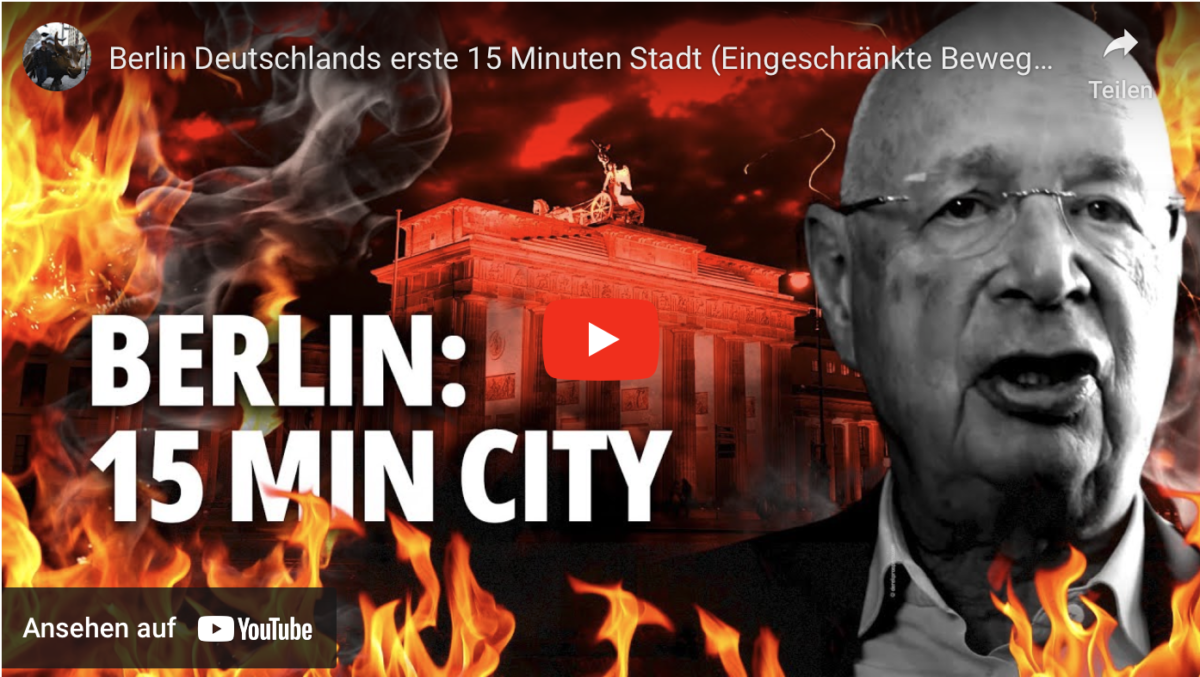 Berlin Deutschlands erste 15 Minuten Stadt (Eingeschränkte Bewegung)