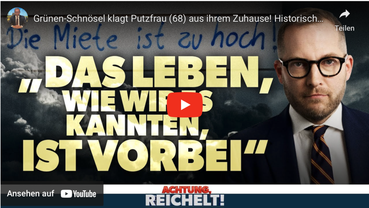 Grünen-Schnösel klagt Putzfrau (68) aus ihrem Zuhause! Historische Wohnungsnot!