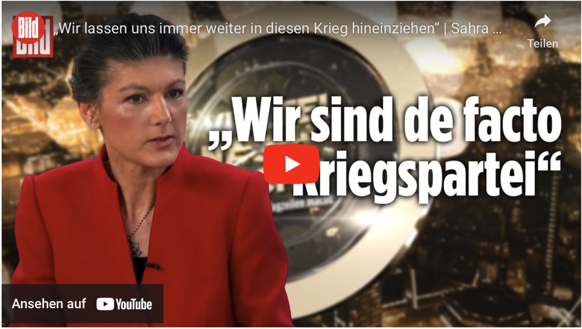 „Wir lassen uns immer weiter in diesen Krieg hineinziehen“