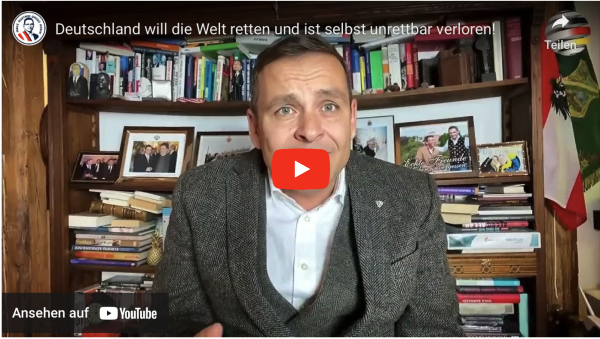 Deutschland will die Welt retten und ist selbst unrettbar verloren!