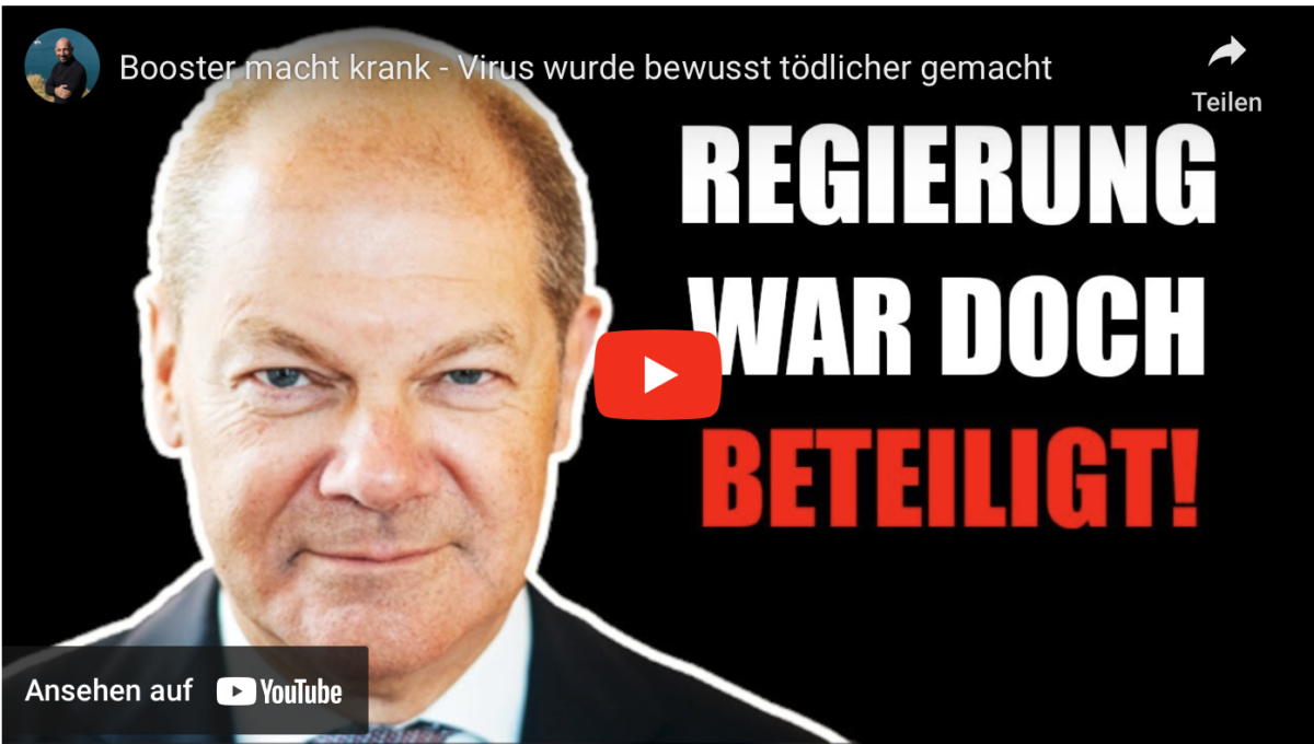 Booster macht krank – Virus wurde bewusst tödlicher gemacht