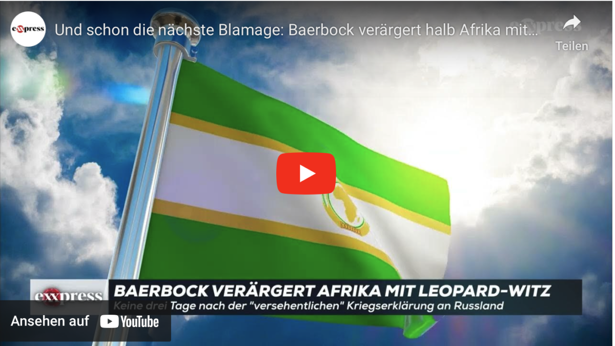 Und schon die nächste Blamage: Baerbock verärgert halb Afrika mit Leopard-Witz