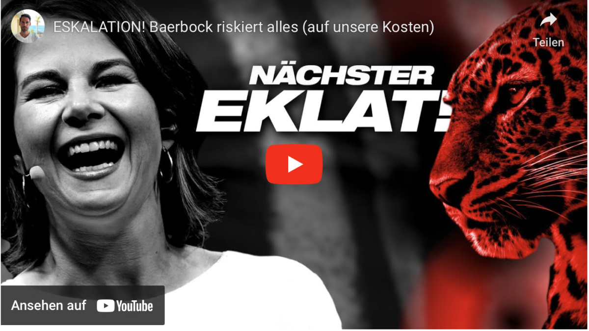 ESKALATION! Baerbock riskiert alles (auf unsere Kosten)