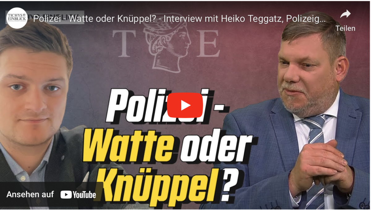 Polizei – Watte oder Knüppel? – Interview mit Heiko Teggatz, Polizeigewerkschaftler