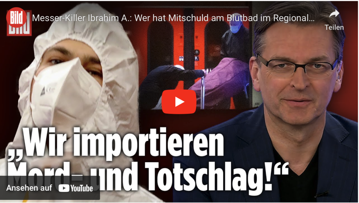 Messermorde: Wir importieren Mord- und Totschlag!