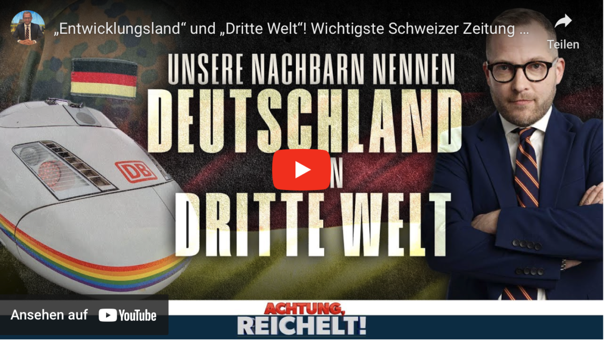 „Entwicklungsland“ und „Dritte Welt“! Wichtigste Schweizer Zeitung rechnet mit Bundesregierung ab!