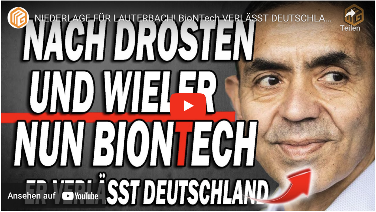 NIEDERLAGE FÜR LAUTERBACH! BioNTech VERLÄSST DEUTSCHLAND!