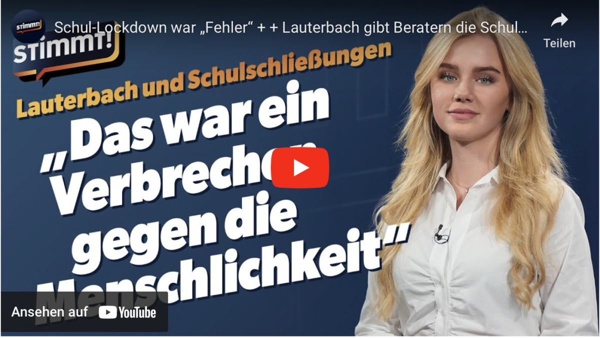 Schul-Lockdown war „Fehler“ + + Lauterbach gibt Beratern die Schuld + +