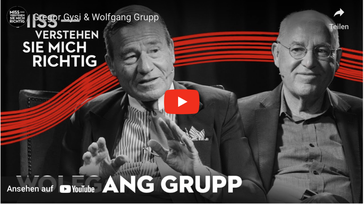 MISS-VERSTEHEN SIE MICH RICHTIG: Gregor Gysi & Wolfgang Grupp