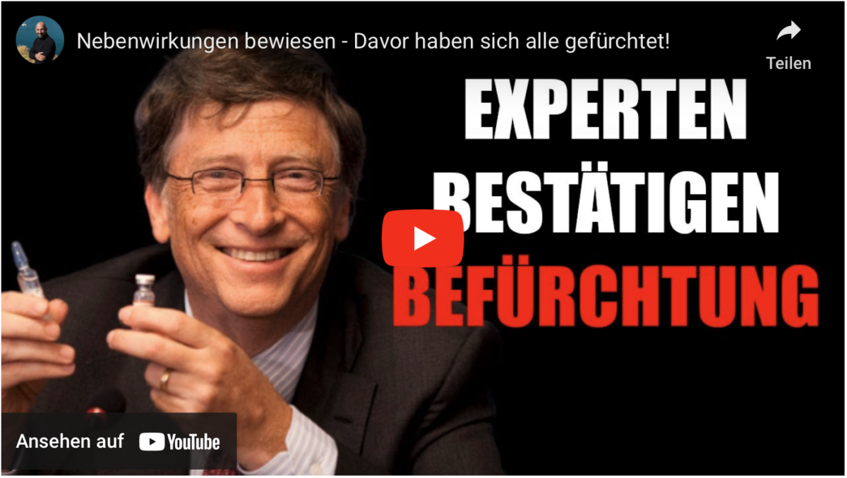 Nebenwirkungen bewiesen – Davor haben sich alle gefürchtet!