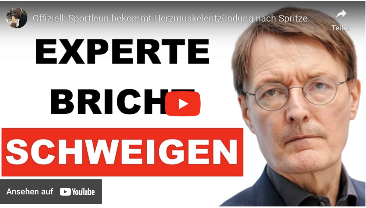 Offiziell: Sportlerin bekommt Herzmuskelentzündung nach Spritze!