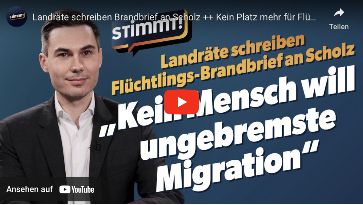 Landräte schreiben Brandbrief an Scholz ++ Kein Platz mehr für Flüchtlinge
