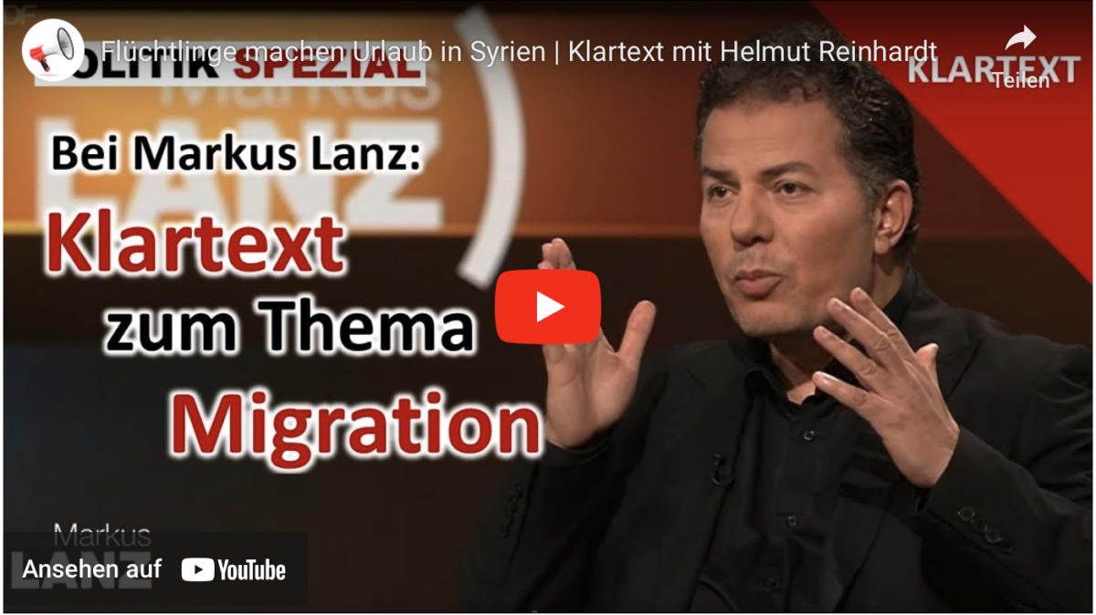 Flüchtlinge machen Urlaub in Syrien | Klartext mit Helmut Reinhardt