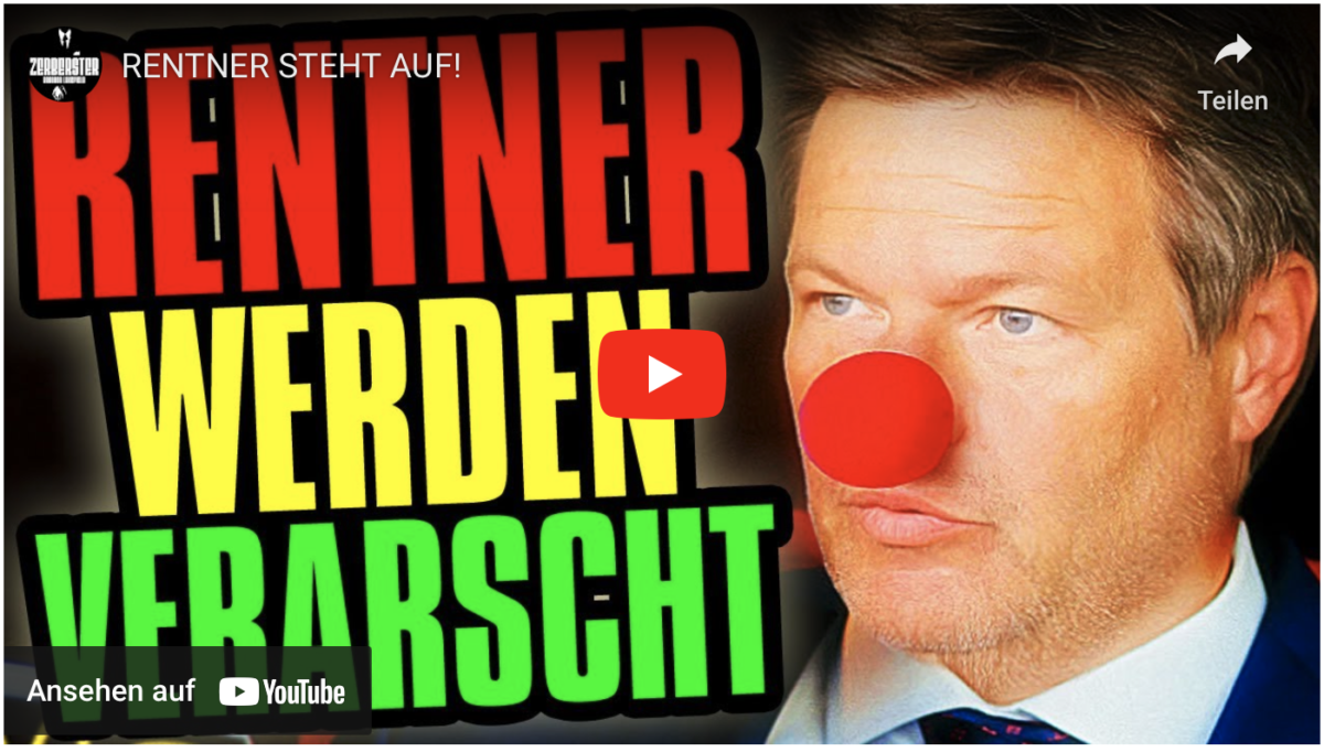 RENTNER STEHT AUF! Rentner werden verarscht!