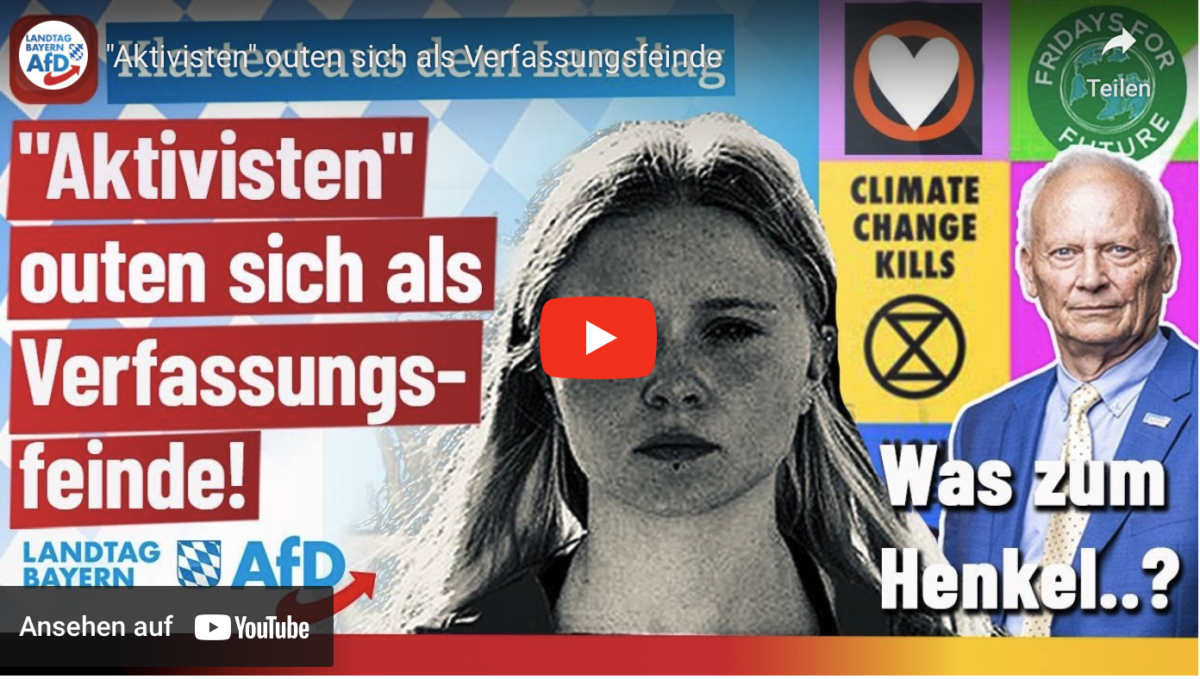 „Aktivisten“ outen sich als Verfassungsfeinde