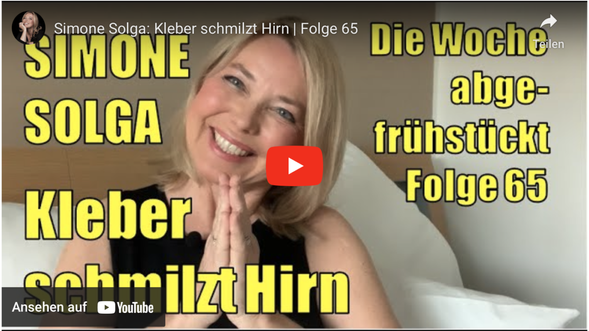 Simone Solga: Kleber schmilzt Hirn!