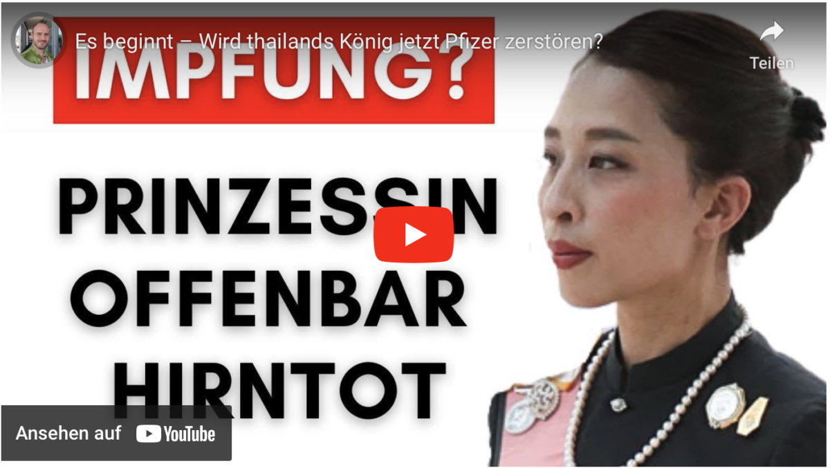 Impfschaden – Wird Thailands König jetzt Pfizer zerstören?