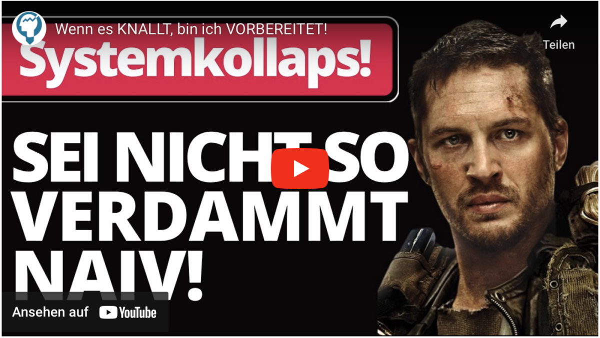 Systemkollaps: Wenn es KNALLT, bin ich VORBEREITET!