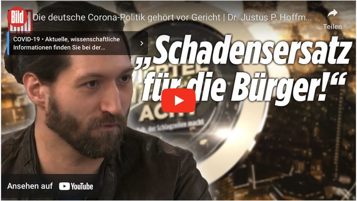 Die deutsche Corona-Politik gehört vor Gericht!