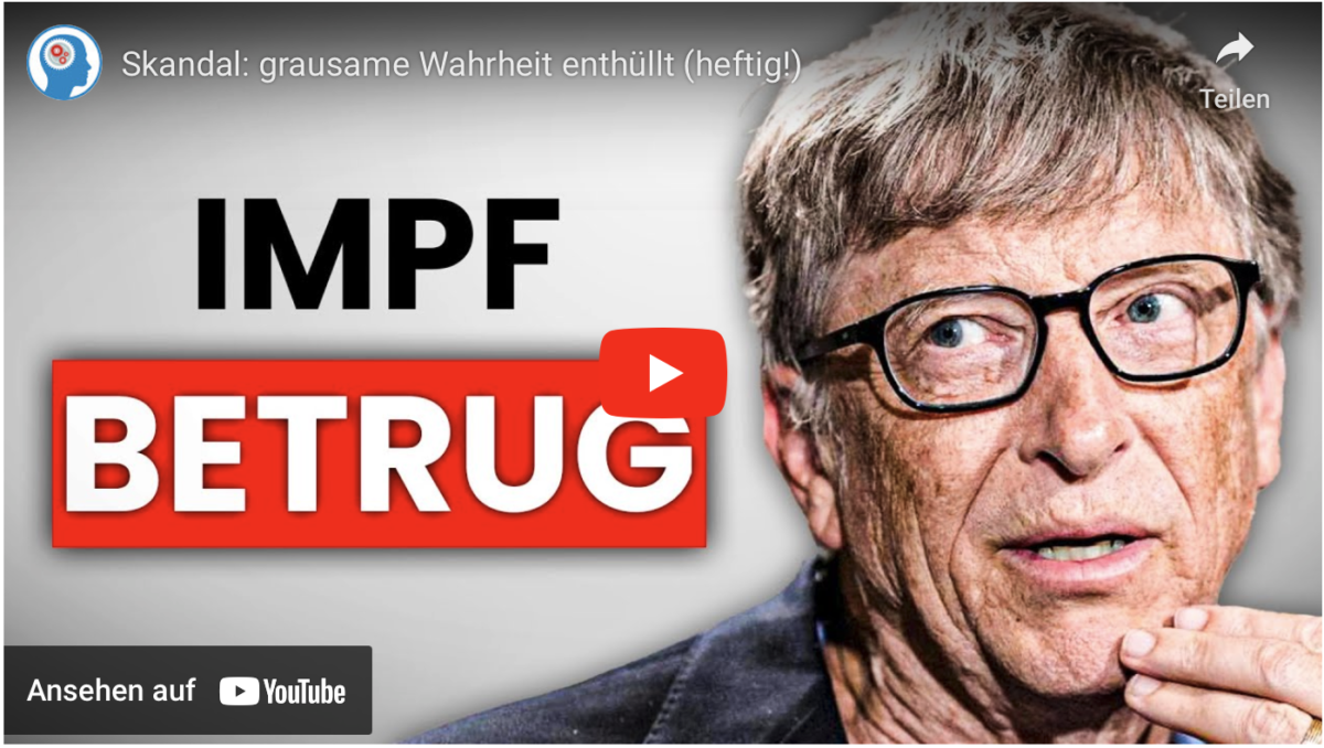 Impfbetrug-Skandal: grausame Wahrheit enthüllt (heftig!)