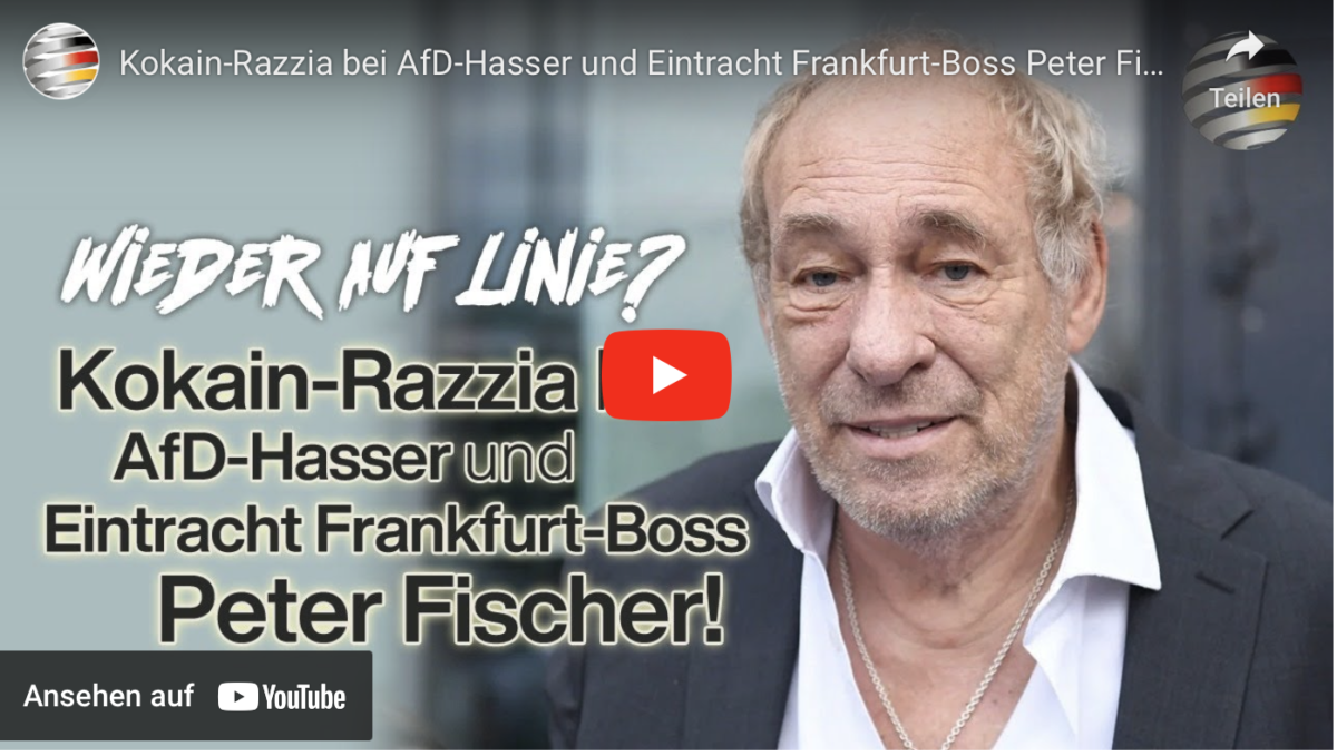 Kokain-Razzia bei AfD-Hasser und Eintracht Frankfurt-Boss Peter Fischer!