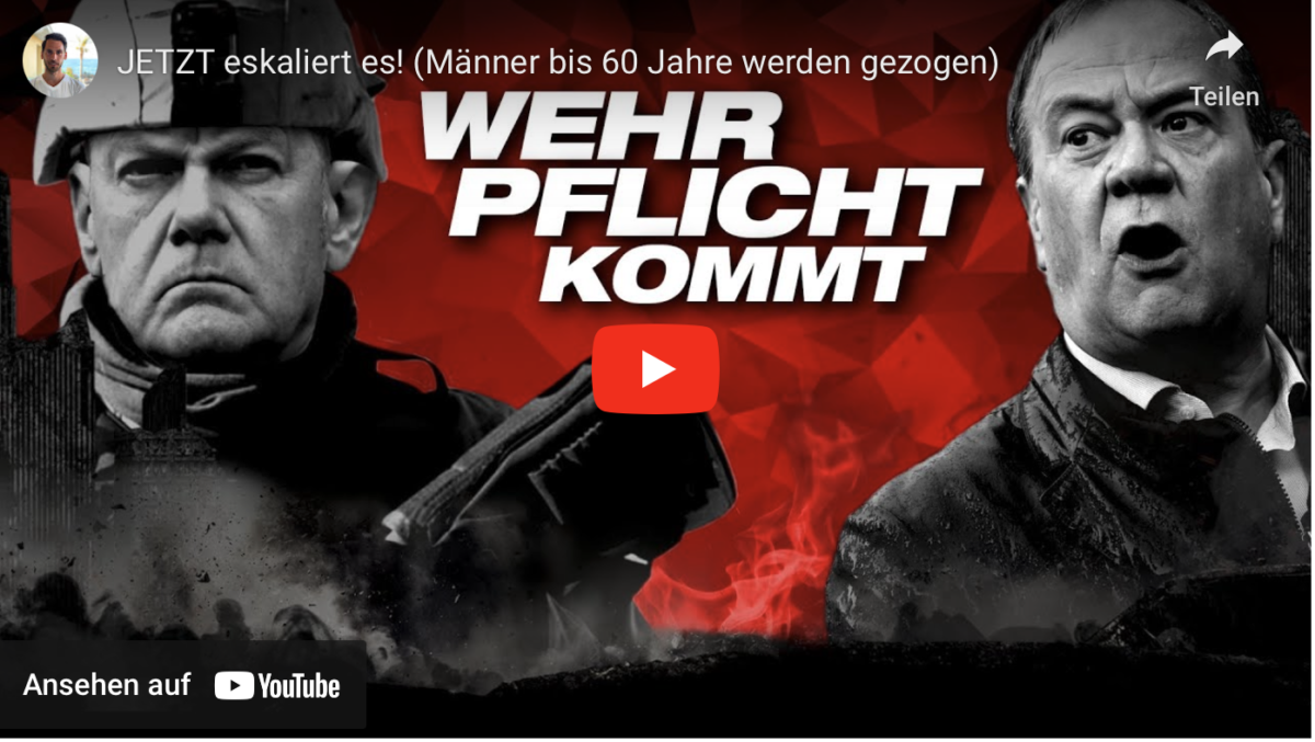 JETZT eskaliert es! (Männer bis 60 Jahre werden gezogen)