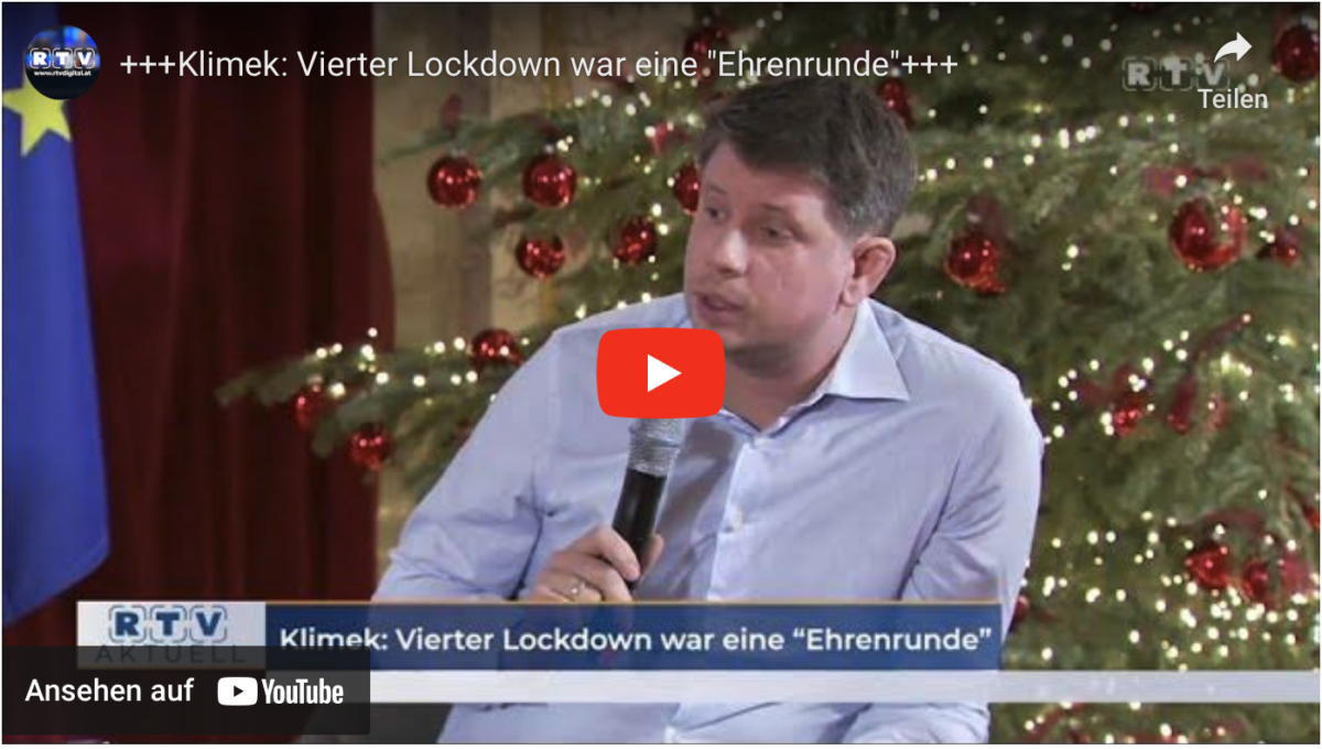 +++Klimek: Vierter Lockdown war eine „Ehrenrunde“+++