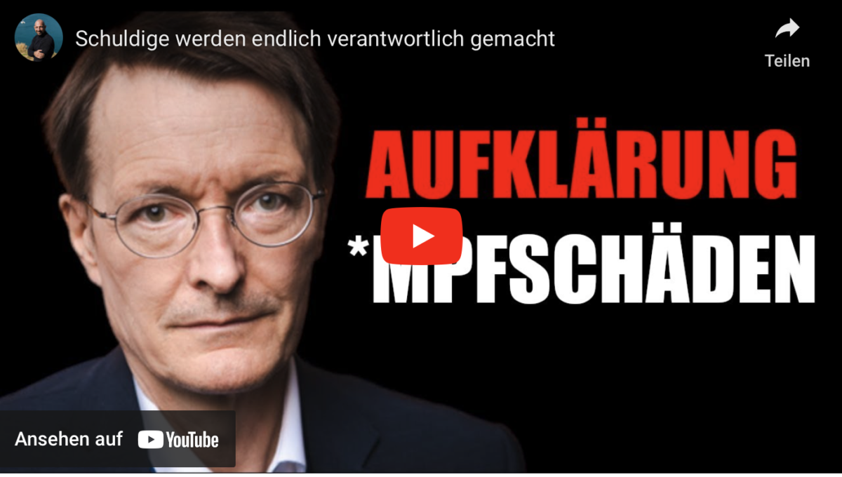 Schuldige werden endlich verantwortlich gemacht