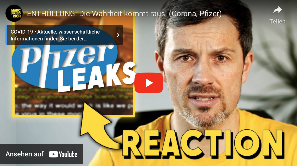 ENTHÜLLUNG: Die Wahrheit kommt raus! (Corona, Pfizer)!