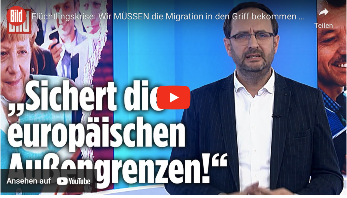 Flüchtlingskrise: Wir MÜSSEN die Migration in den Griff bekommen!