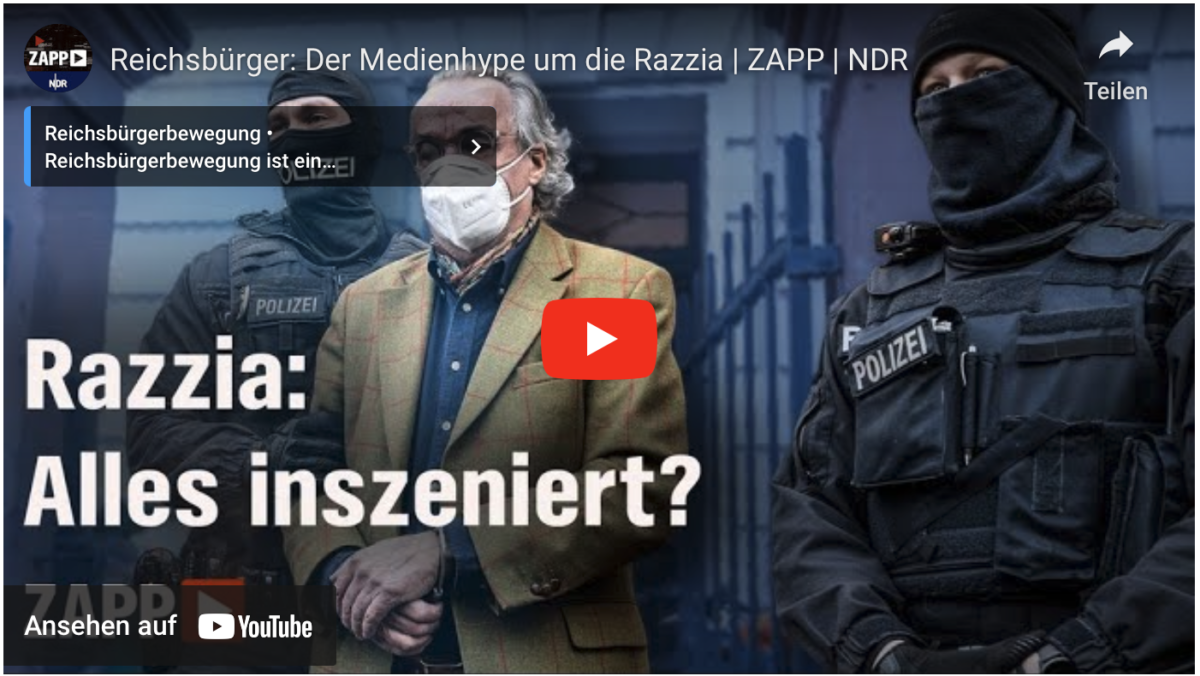 Reichsbürger: Der Medienhype um die Razzia!
