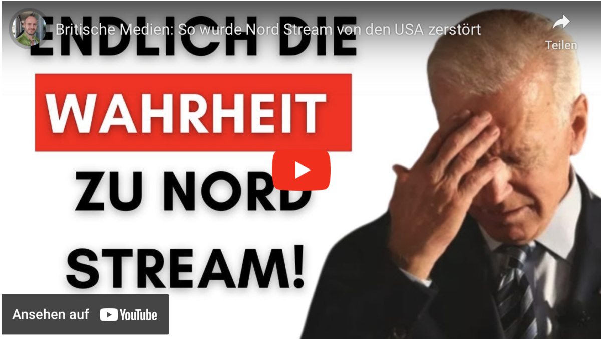 Britische Medien: So wurde Nord Stream von den USA zerstört!